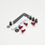 Aluminium Screen Kit SV650 4 Bolts Red Aluminium Screen Kit SV650 4 Bolts Red