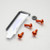 Aluminium Screen Kit 4 Bolts Orange Aluminium Screen Kit 4 Bolts Orange