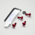 Aluminium Screen Kit 4 Bolts Red Aluminium Screen Kit 4 Bolts Red