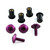 Aluminium Screen Kit 4 Bolt XL Head Purple Aluminium Screen Kit 4 Bolt XL Head Purple