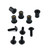 Aluminium Screen Kit 5 Bolt Black Aluminium Screen Kit 5 Bolt Black
