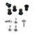 Aluminium Screen Kit 5 Bolt Silver Etched Aluminium Screen Kit 5 Bolt Silver Etched
