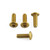 Aluminium Screen Kit (4mm Italian Bikes) 4 Bolts Gold Aluminium Screen Kit (4mm Italian Bikes) 4 Bolts Gold