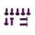 Aluminium Screen Kit (4mm Italian Bikes) 9 Bolts Purple Aluminium Screen Kit (4mm Italian Bikes) 9 Bolts Purple