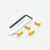 Aluminium Screen Kit KTM 125 Duke Gold Aluminium Screen Kit KTM 125 Duke Gold