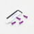 Aluminium Screen Kit KTM 125 Duke Purple Aluminium Screen Kit KTM 125 Duke Purple