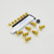 Aluminium Screen Kit RGV 250 7 Bolt Gold Aluminium Screen Kit RGV 250 7 Bolt Gold