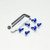 Aluminium Screen Kit Special TL1000S 6 Bolt Blue Aluminium Screen Kit Special TL1000S 6 Bolt Blue
