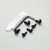 Aluminium Exhaust Heat Shield Mount Bolt Kit Black Aluminium Exhaust Heat Shield Mount Bolt Kit Black