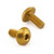 Aluminium Exhaust Heat Shield Mount Bolt Kit Gold