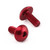 Aluminium Exhaust Heat Shield Mount Bolt Kit Red