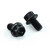 Aluminium Exhaust Heat Shield Mount Bolt Kit Race Spec Etched Black Aluminium Exhaust Heat Shield Mount Bolt Kit Race Spec Etched Black