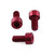 Aluminium Rear Brake Line Clip Mount Bolt Kit Red