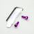 Aluminium Oil Cooler Guard Mount Bolts Purple Aluminium Oil Cooler Guard Mount Bolts Purple
