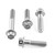 Aluminium Brake & Clutch Lever Perch Pinch Bolt Kit Race Spec Etched Silver