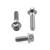 Aluminium Brake & Clutch Lever Perch Pinch Bolt Kit Race Spec Etched Silver