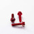 Aluminium Brake & Clutch Lever Perch Pinch Bolt Kit Race Spec Etched Red