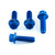 Aluminium Brake & Clutch Lever Perch Pinch Bolt Kit Race Spec Etched Blue