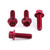 Aluminium Brake & Clutch Lever Perch Pinch Bolt Kit Race Spec Etched Red
