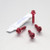 Aluminium Brake & Clutch Lever Perch Pinch Bolt Kit Race Spec Etched Red
