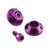 Aluminium Mudguard & Hugger Bolt Kit Purple Aluminium Mudguard & Hugger Bolt Kit Purple