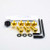 Aluminium Mudguard & Hugger Bolt Kit Gold Aluminium Mudguard & Hugger Bolt Kit Gold