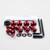 Aluminium Mudguard & Hugger Bolt Kit Red Aluminium Mudguard & Hugger Bolt Kit Red