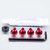 Aluminium Mudguard & Hugger Bolt Kit Red Aluminium Mudguard & Hugger Bolt Kit Red