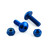 Aluminium Number Plate Kit Blue Aluminium Number Plate Kit Blue