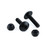Aluminium Number Plate Kit Black Aluminium Number Plate Kit Black