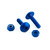 Aluminium Number Plate Kit Blue Aluminium Number Plate Kit Blue