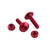 Aluminium Number Plate Kit Red Aluminium Number Plate Kit Red