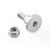 Aluminium Reservoir Mount Bolt Kit Rear Brake Silver