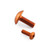Aluminium Reservoir Mount Bolt Kit Rear Brake Orange Aluminium Reservoir Mount Bolt Kit Rear Brake Orange