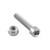 Aluminium Reservoir Mount Bolt Kit Rear Brake Silver