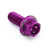 Aluminium Reservoir Mount Bolt Kit Front Brake Race Spec Etched Purple