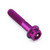 Aluminium Reservoir Mount Bolt Kit Rear Brake Race Spec Etched Purple