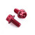 Aluminium Reservoir Mount Bolt Kit Rear Brake Race Spec Etched Red
