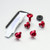 Aluminium Chain Guard & Rear Hugger Bolt Kit Red
