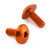 Aluminium Chain Guard & Rear Hugger Bolt Kit Orange