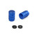Aluminium Valve Dust Cap Pack x2 Blue Aluminium Valve Dust Cap Pack x2 Blue