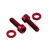 Aluminium Fuel Tank Mount Bolt Kit Red