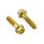 Aluminium Fuel Tank Mount Bolt Kit Gold