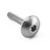 Aluminium Dome Head Bolt M5x(0.80mm)x25mm (16mm O/D) Silver