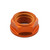 Aluminium Nylock Nut M20 x (1.50mm) Orange Aluminium Nylock Nut M20 x (1.50mm) Orange