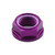 Aluminium Nylock Nut M20 x (1.50mm) Purple Aluminium Nylock Nut M20 x (1.50mm) Purple