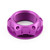 Aluminium Flanged Top Yoke Nut M22x(1.00mm) Open Purple