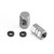 Titanium Dust Cap Hexagon To Fit Schrader Valves Pack x2