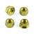 Titanium Chain Adjuster Nuts Kit Gold