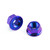 Titanium Chain Adjuster Nut Kit M8 Purple Haze